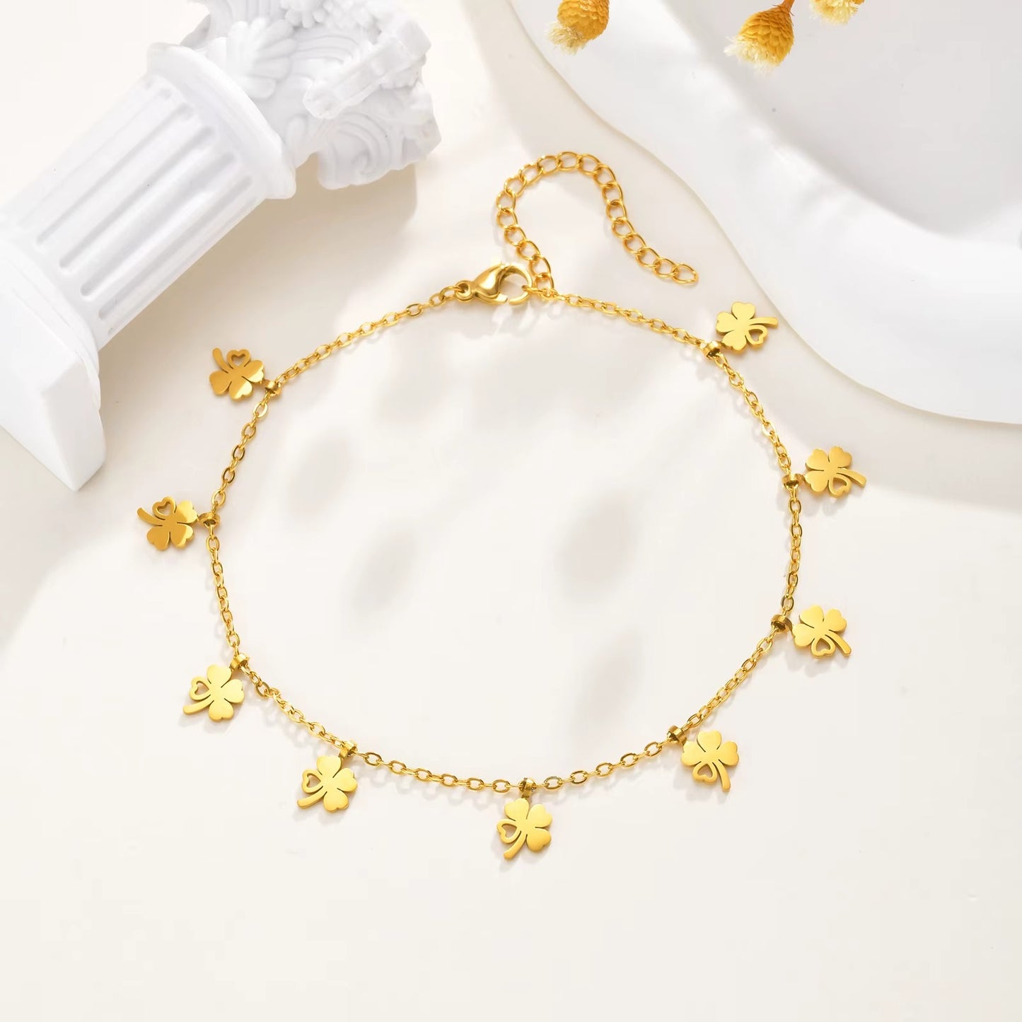 Cavigliera donna - Golden Drops